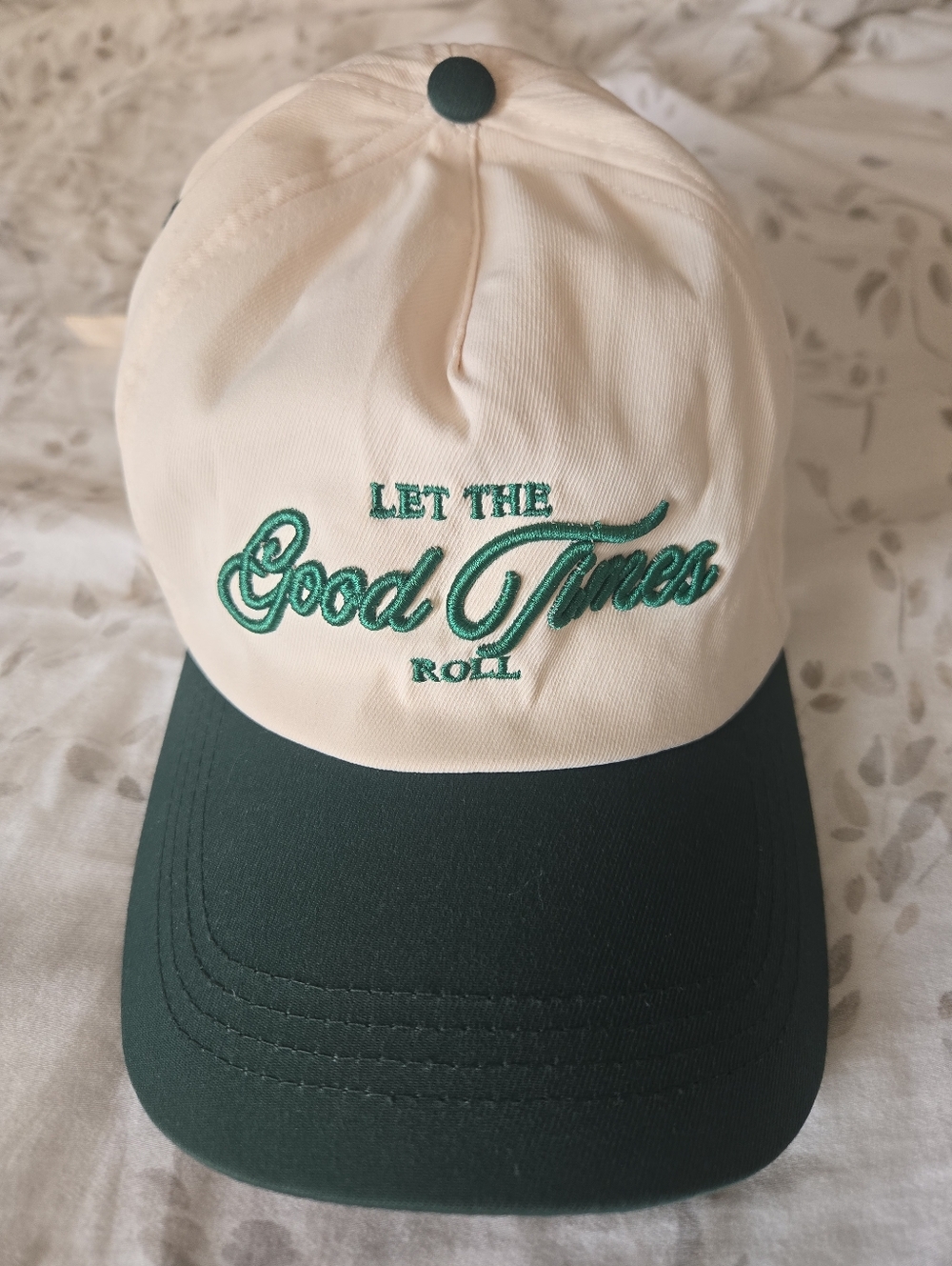 Let The Good Times Roll Embroidered Baseball Cap
